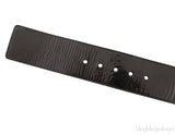 Black Patent Wide Buckle Belt