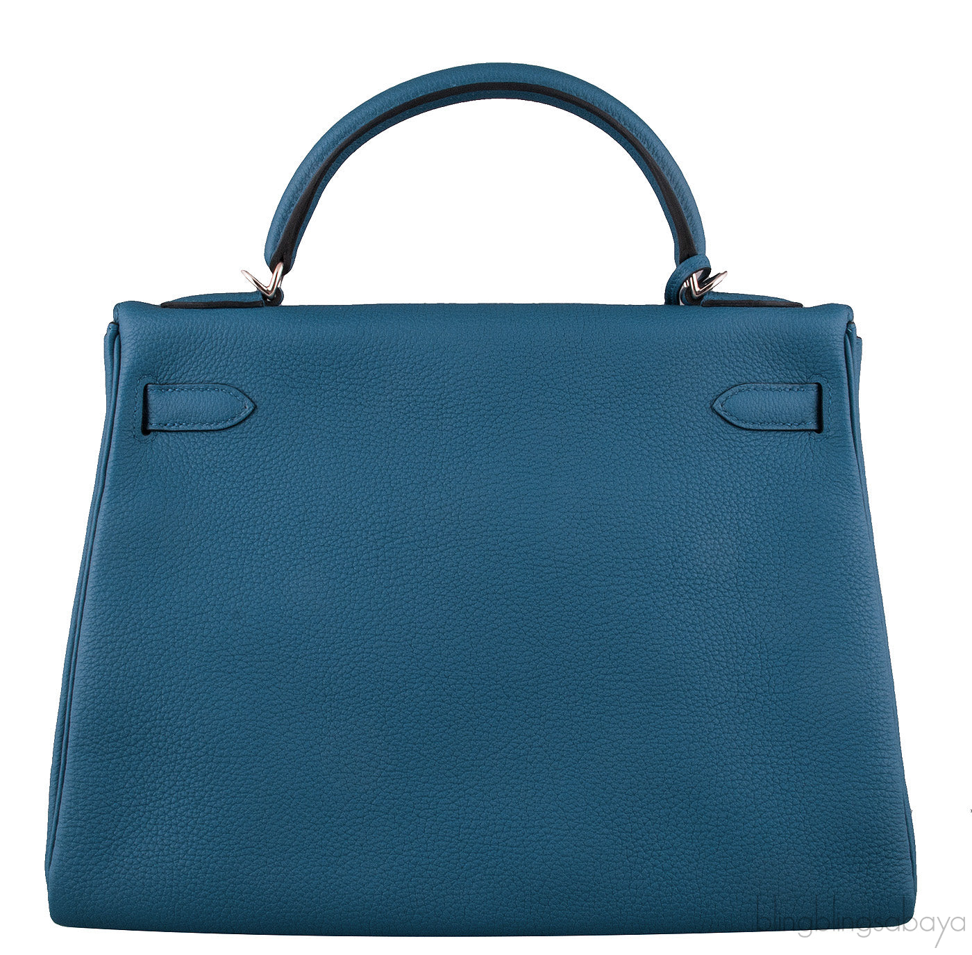 Kelly 32 Retourne Bleu Cobalt Togo