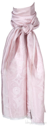 Bi-color Reversible Monogram Scarf