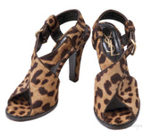 Crisscross Leopard Sandals