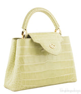Capucine Crocodile Vert  d\'eau BB