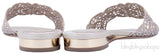 Crochet Slip-on Flat Sandals