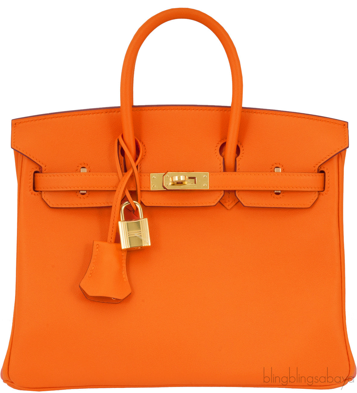 Birkin 25 Orange GHW