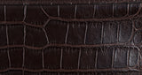 Brown Crocodile Shoulder Bag