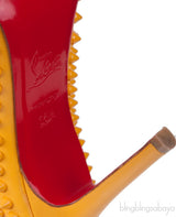 Pigalle Spikes Yellow Pump