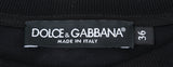 Dolce & Gabbana Black Kids Crop Top