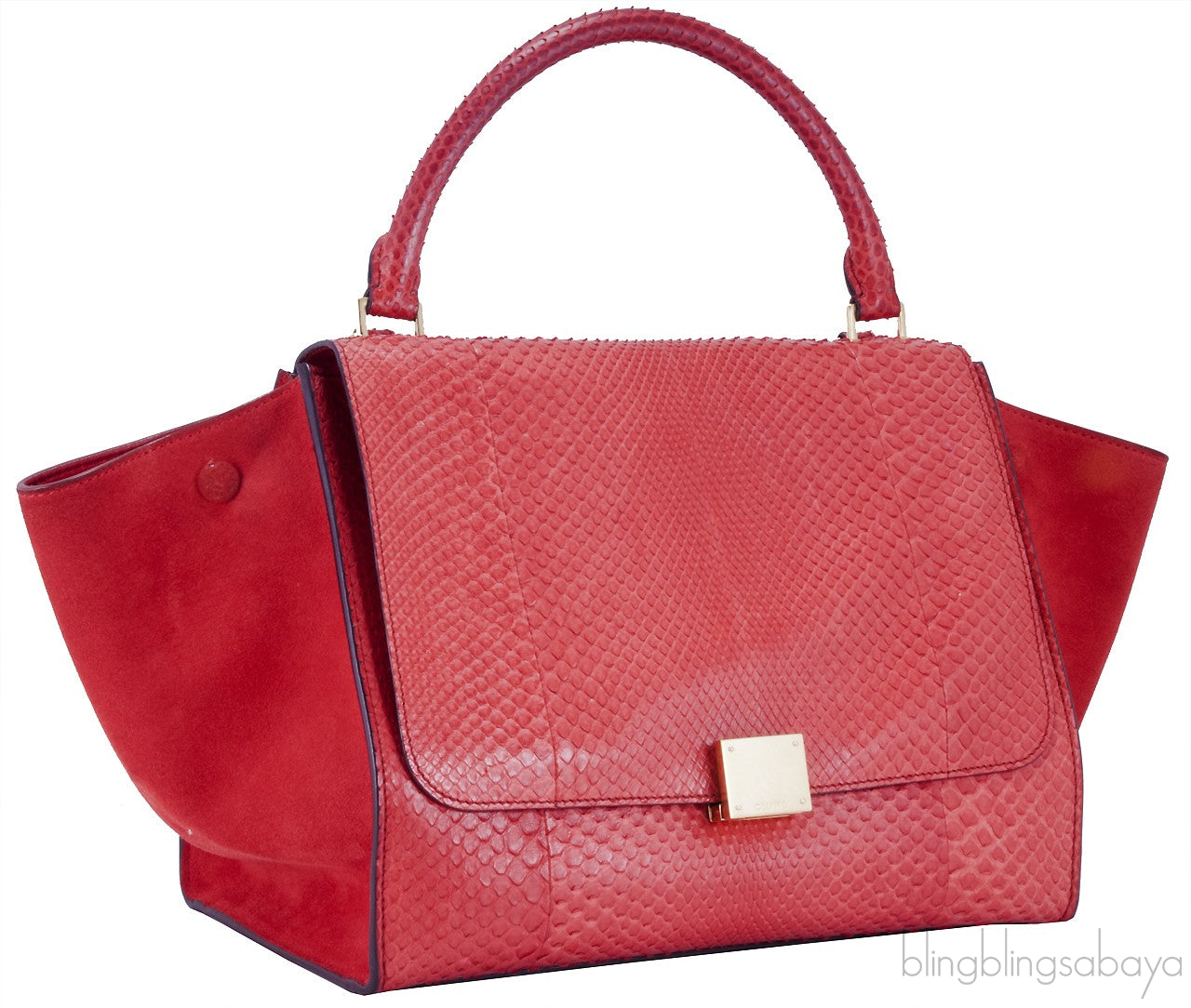 Trapeze Luggage Python Red