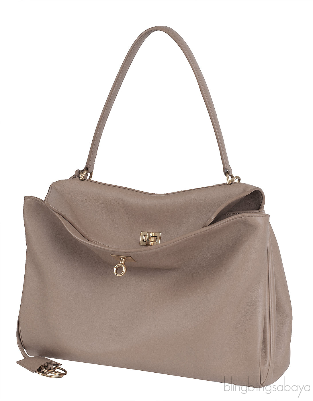 Balenciaga Cream Rodeo Medium Handbag