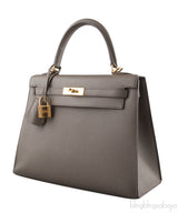 Kelly 25 Etain Epsom Sellier GHW