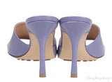 Lilac Stretch Leather Sandals