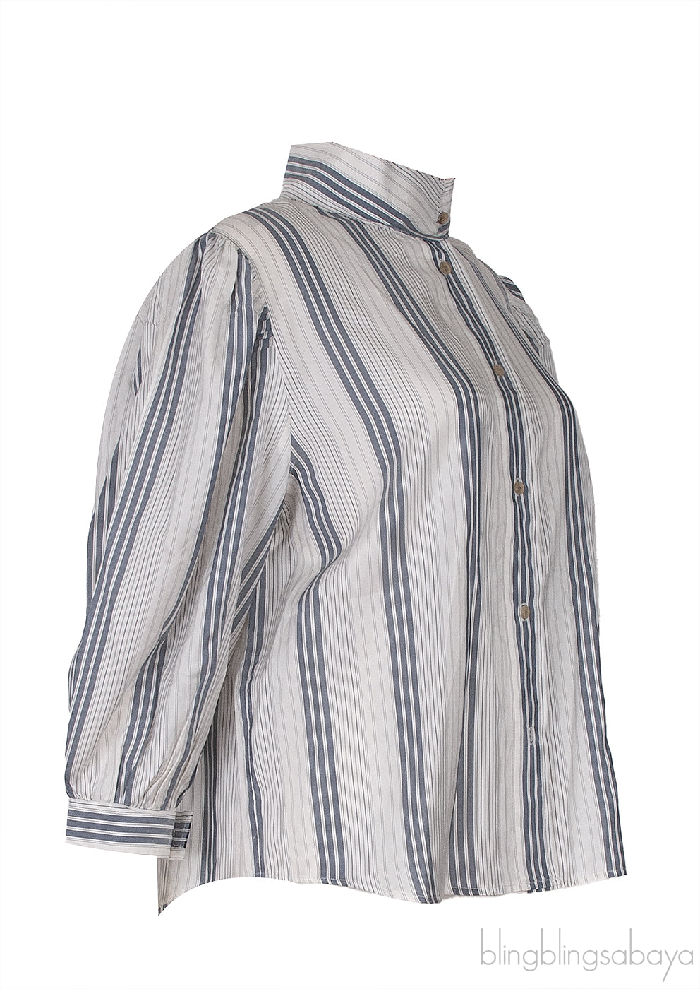Stripe Grey & White Shirt