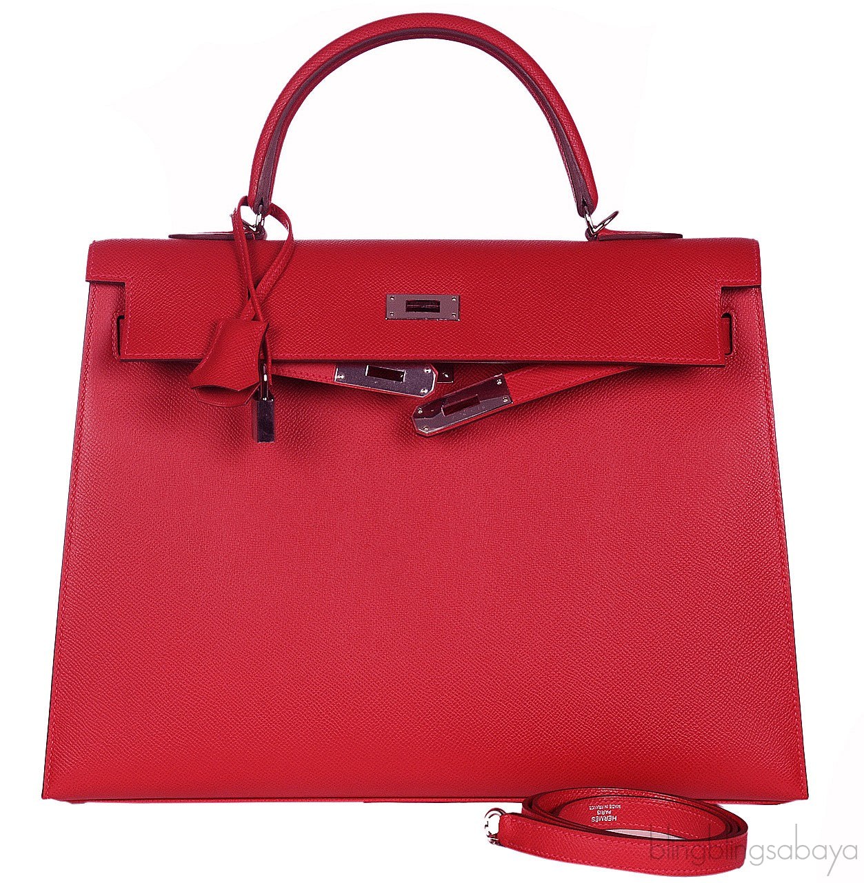 Kelly 35 Rouge Casaque Epsom
