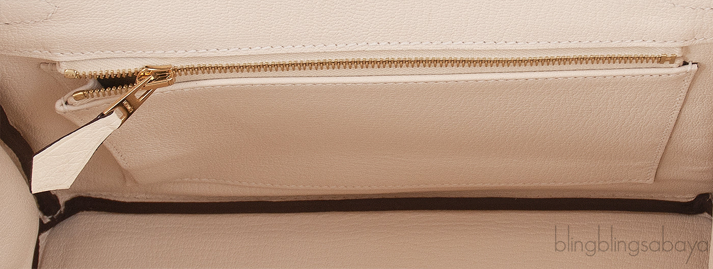 Birkin 25 Boreal Nata Ostrich GHW