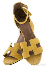 Mustard Legend Wedge Sandals