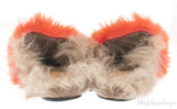 Gucci Orange Wool Princetown Slide