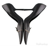Pointed Star Chain Heels