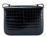 Constance Vintage Black Crocodile