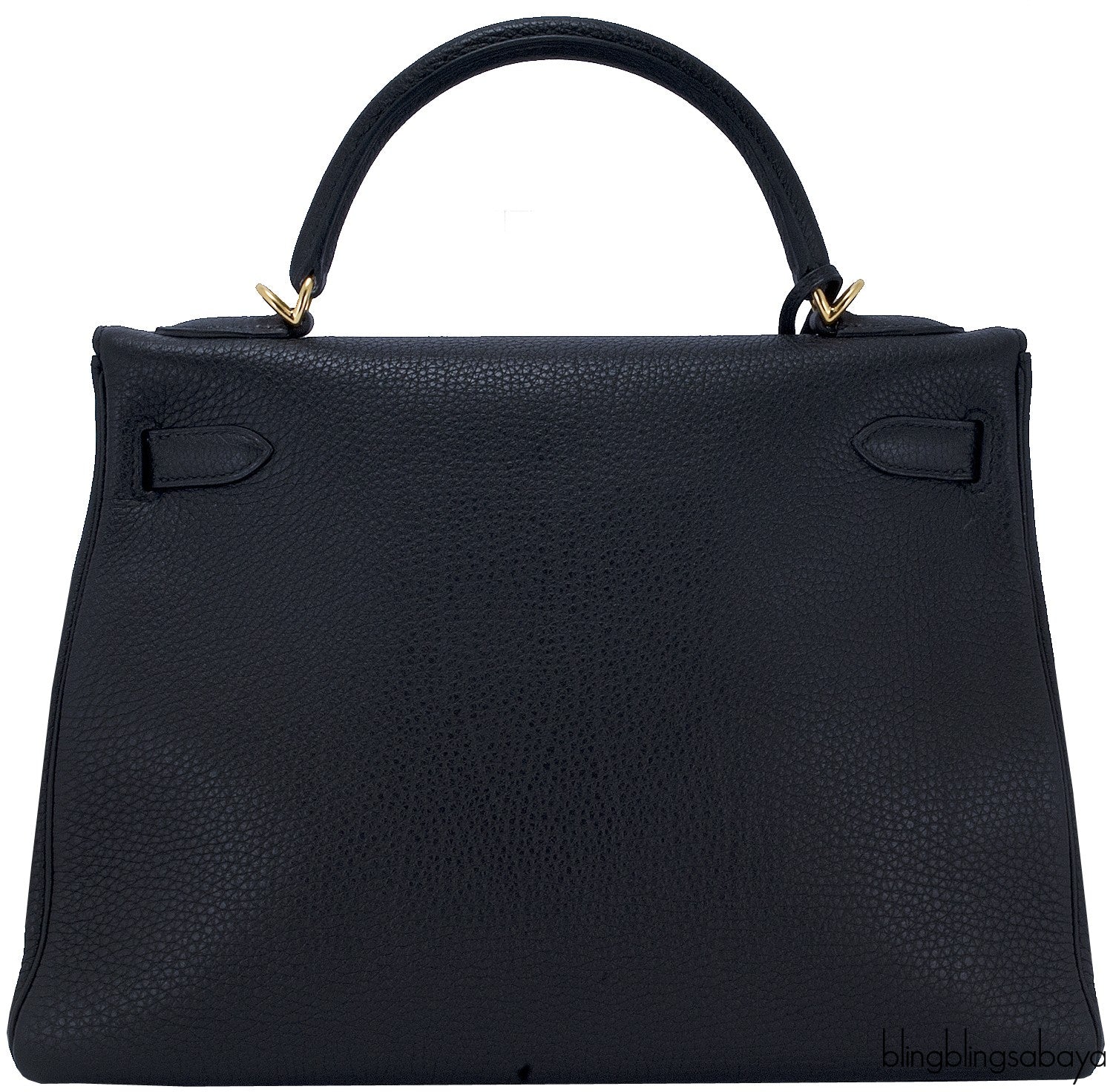 Kelly 32 Black Taurillon Clem. GHW