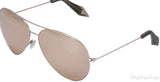 Gold Aviator Sunglasses