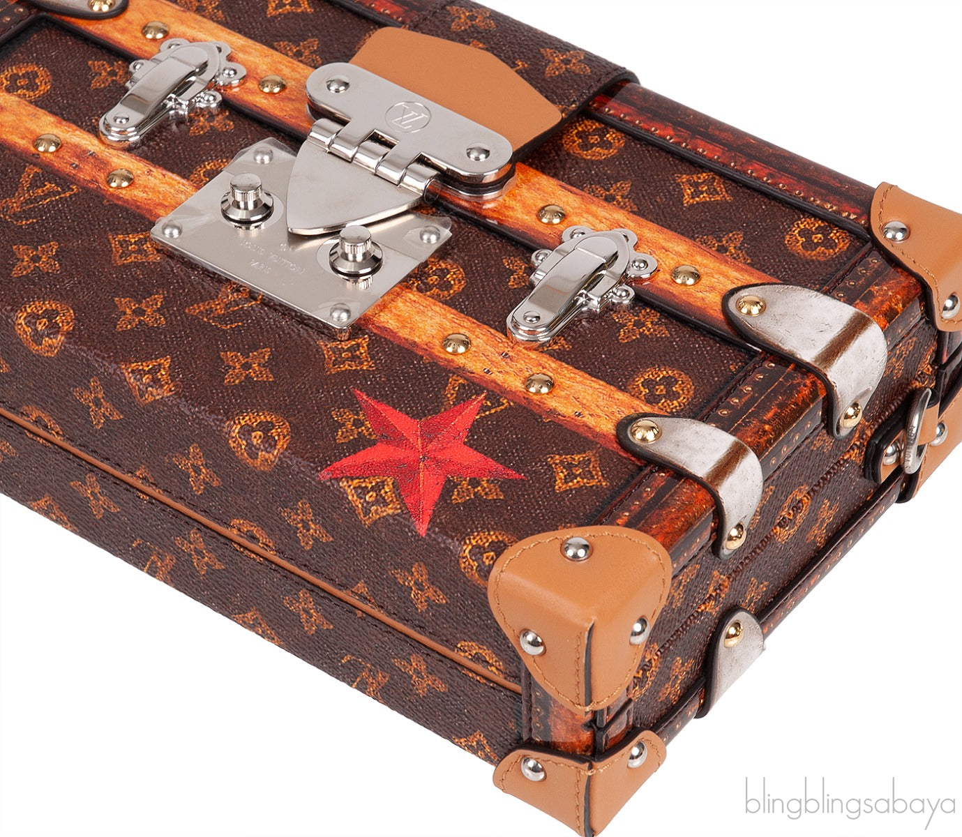 Monogram Brown Trim  Petite Malle PHW