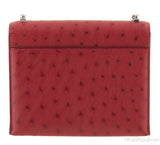 Verrou Chaine Mini Ostrich Bag