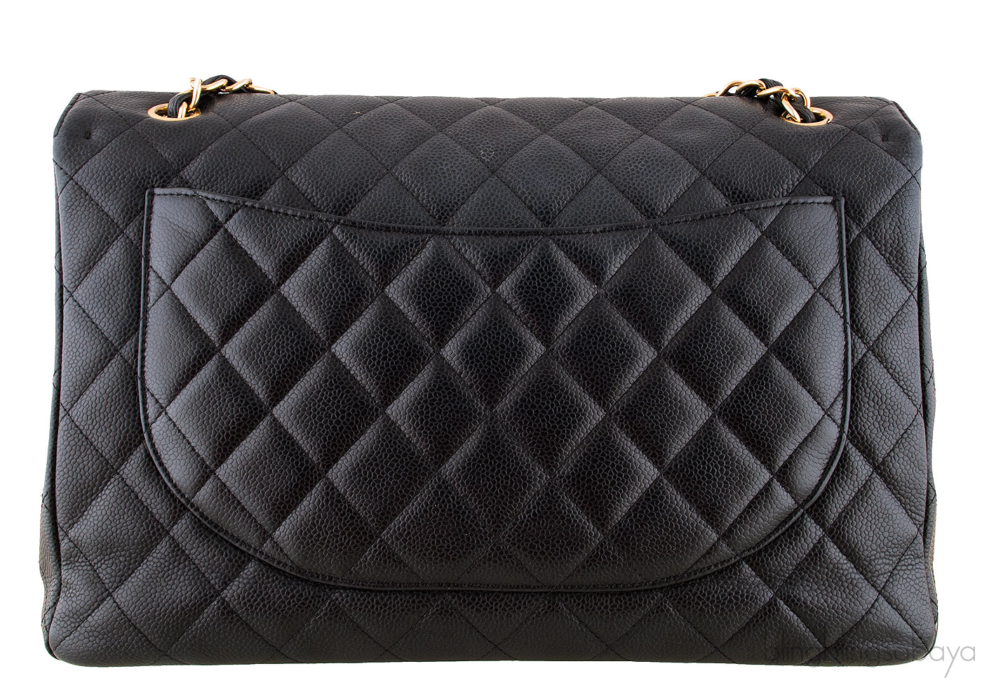 Black Caviar Maxi Flap Bag