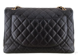 Black Caviar Maxi Flap Bag