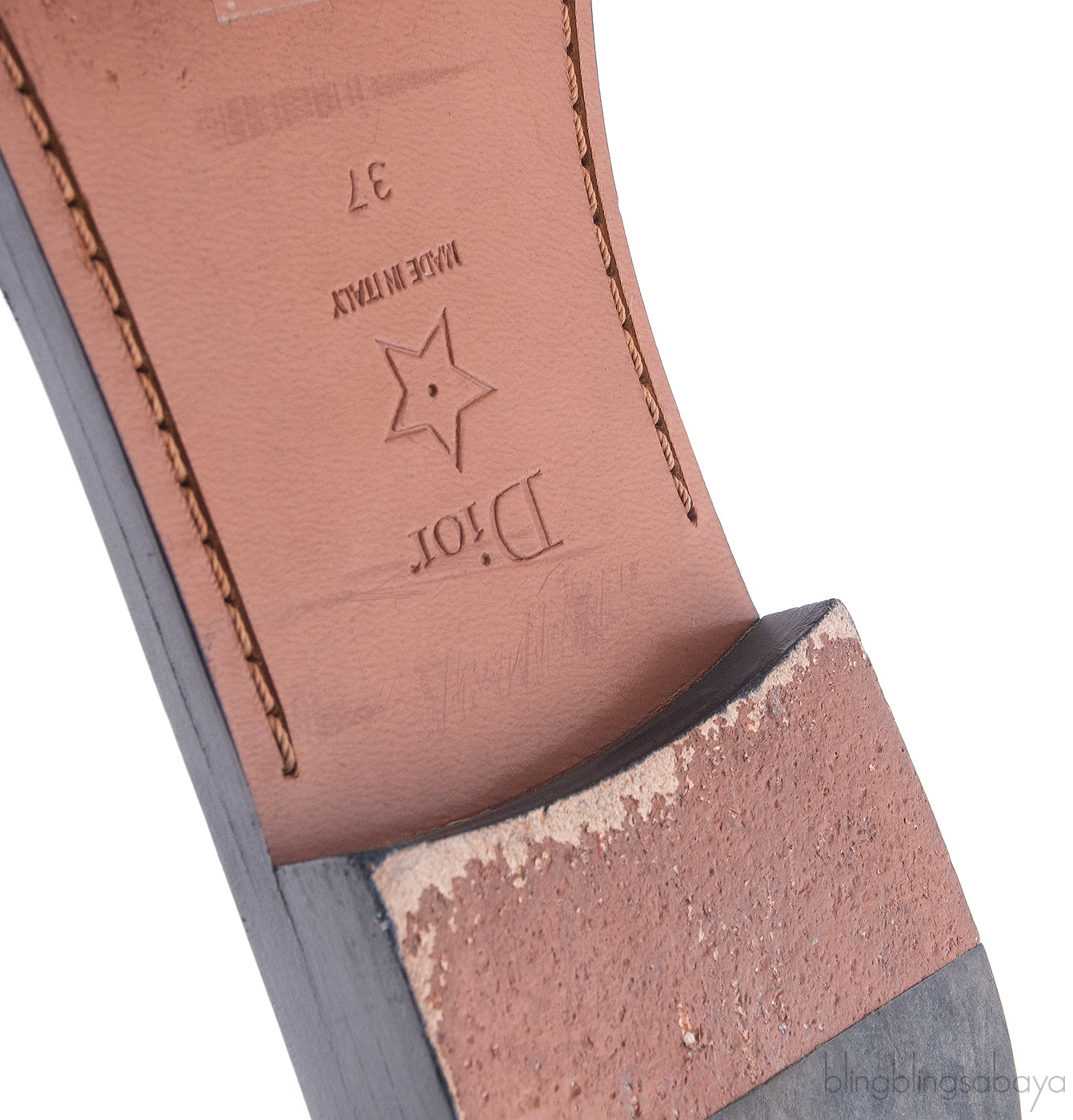 Diorevolution Black Leather Mule
