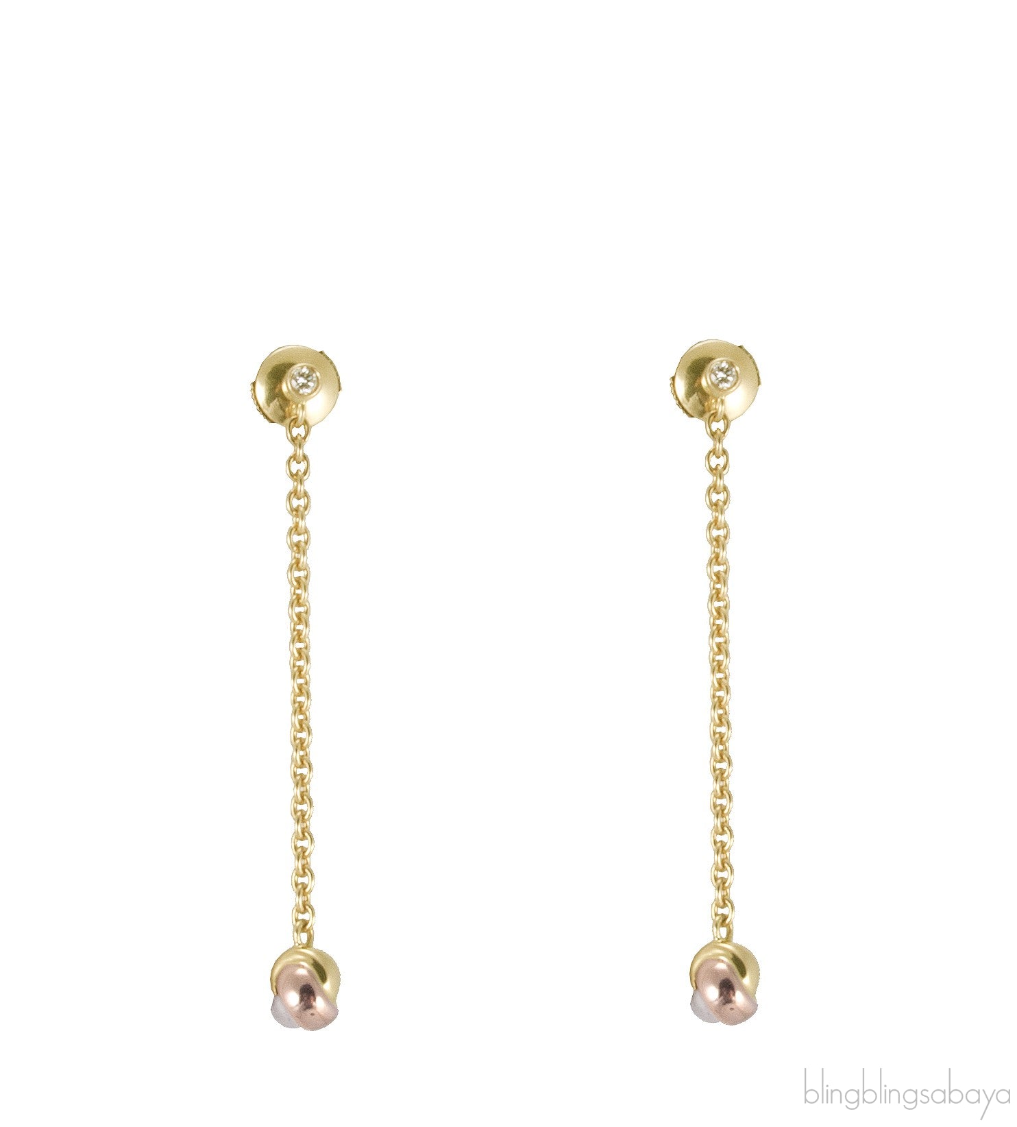 Baby Trinity Necklace & Earrings Set