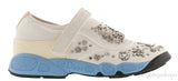 White Crystal Embellished Sneakers