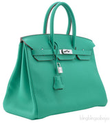 Birkin 35 Menthe Green Clem