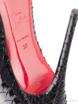 Black Python So Kate Heels