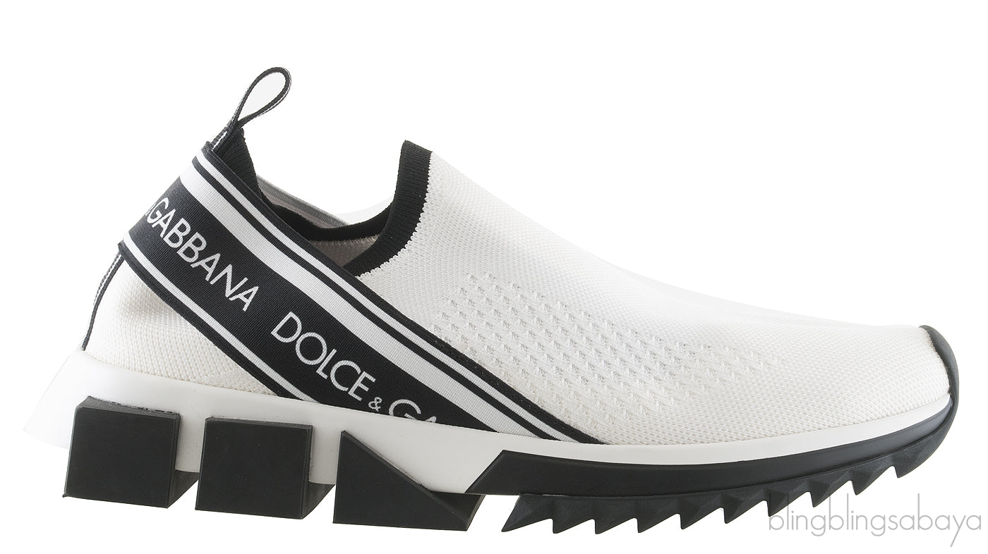 White Sorrento Logo Sneakers