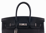 Birkin 35 Black Taurillon Clem