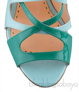 Bi-color Strappy Heels