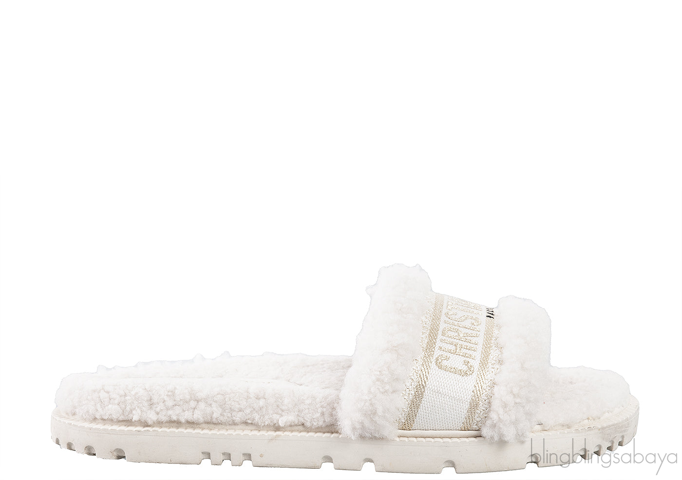 Dway Shearling Slide
