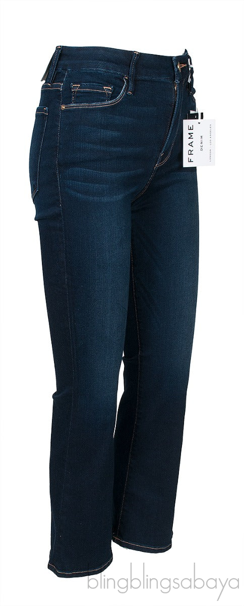 Le Crop Mini Boot Denim