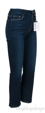 Le Crop Mini Boot Denim