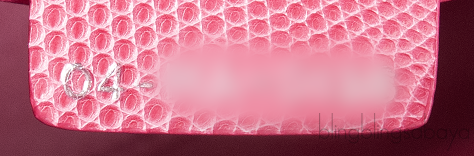 Pink Mini Lizard Lady Dior Shoulder bag