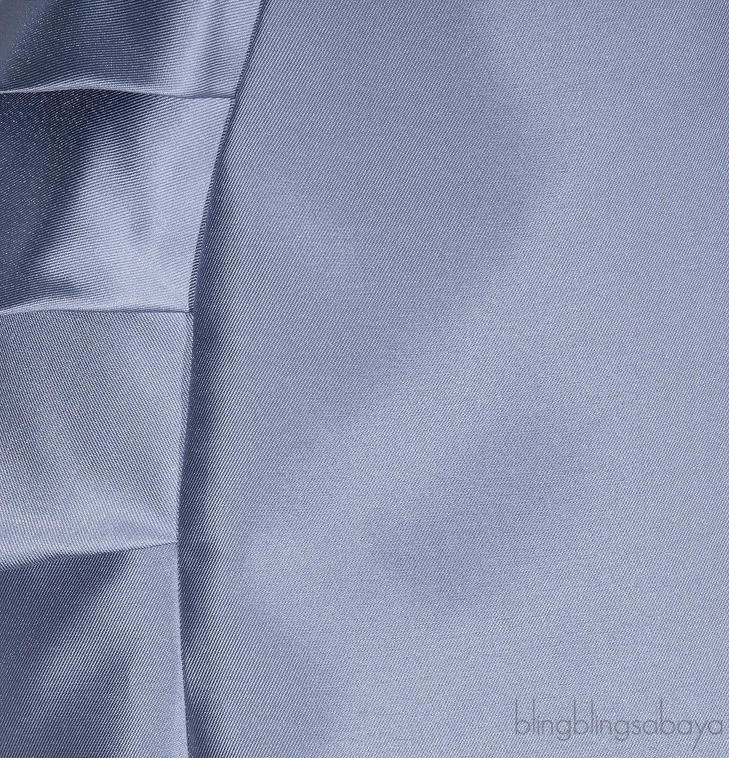 Light Blue Tube Satin Dress