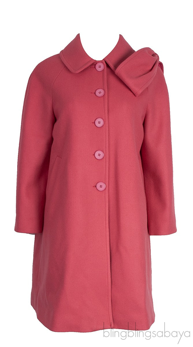 Dark Pink Kids Coat