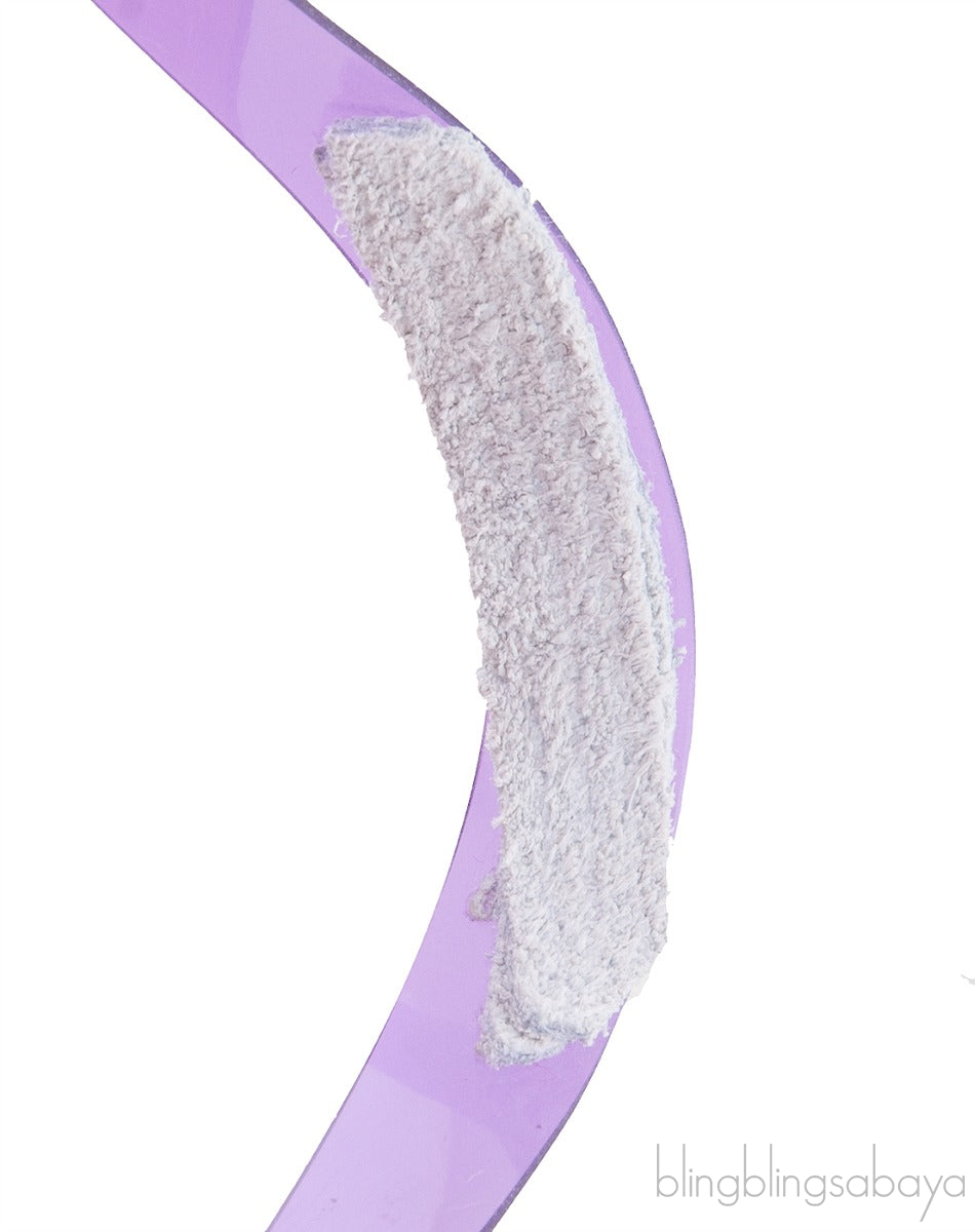 Purple Begum Crystal-embellished PVC Slingback