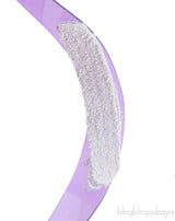 Purple Begum Crystal-embellished PVC Slingback