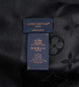 Black Classique Monogram Shawl