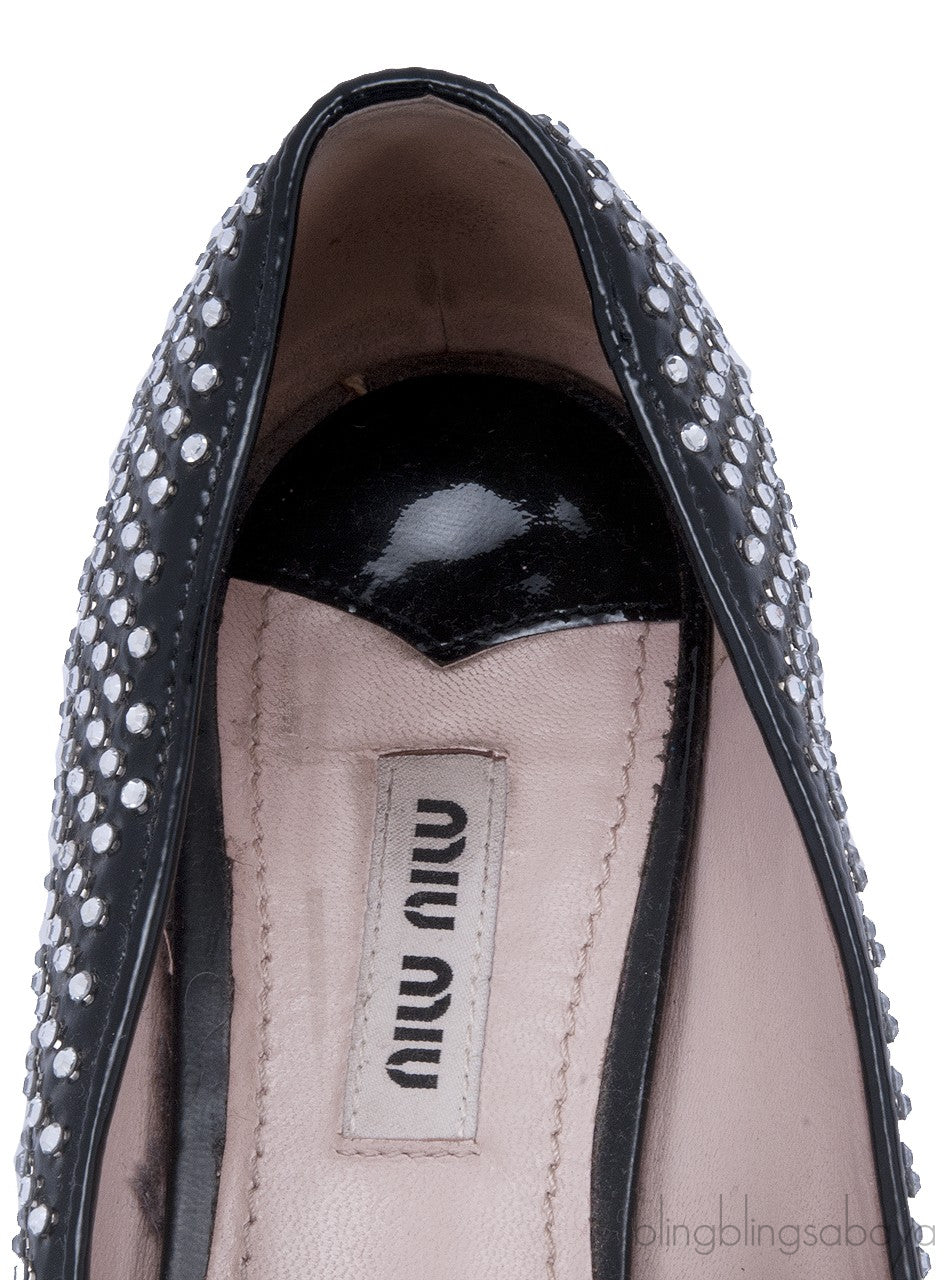 Black Crystal Mocassin