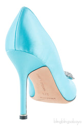 Tiffany Blue Satin Hangisi Pump