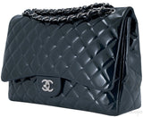 Dark Army Green Maxi Flap Bag