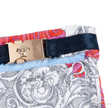 Light Blue Printed Kids Trouser