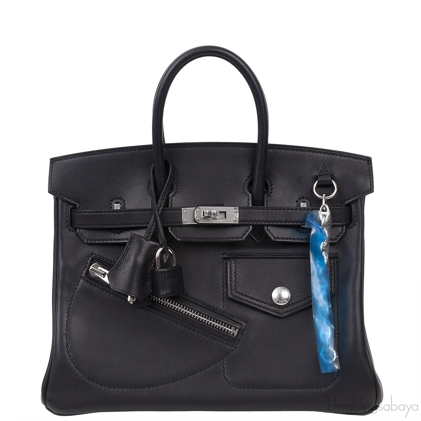 Birkin Rock 25 Black Volupto PHW Hermes Limited Edition