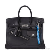 Birkin Rock 25 Black Volupto PHW Hermes Limited Edition